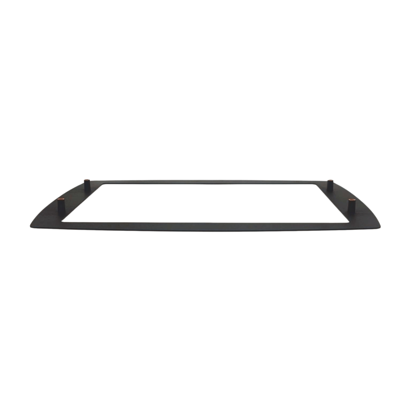 Side profile of a replacement faceplate for VESA enclosures, displaying its slim and sturdy structure
