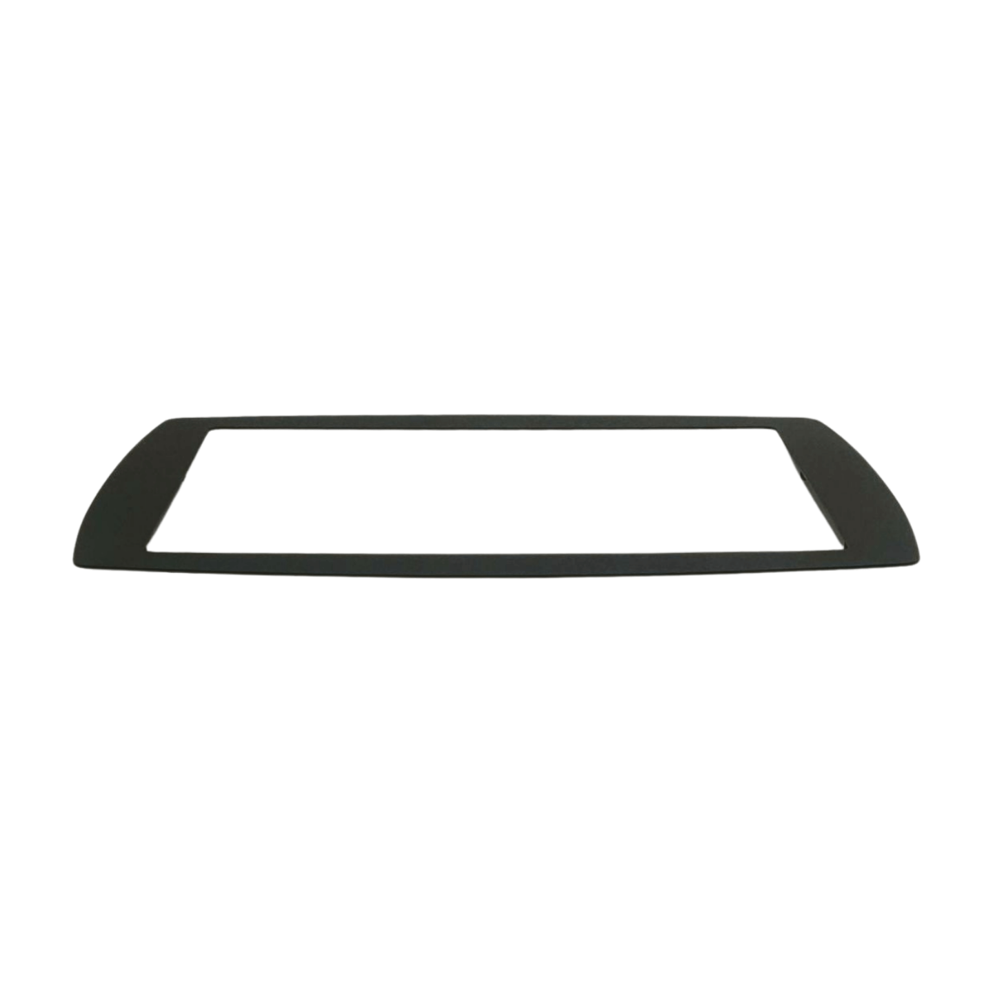 Upside-down side profile of a replacement faceplate for VESA enclosures, showing its symmetrical design for versatile mounting.