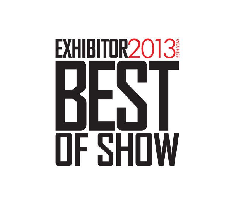 EXHIBITOR 2013 Best of Show award logo